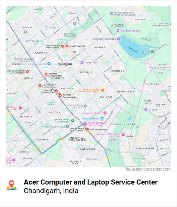 Acer Computer and Laptop Service Center Near Me, Chandigarh, India