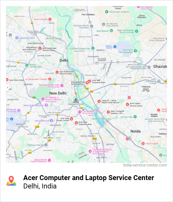 Acer Computer and Laptop Service Center Near Me, Delhi, India