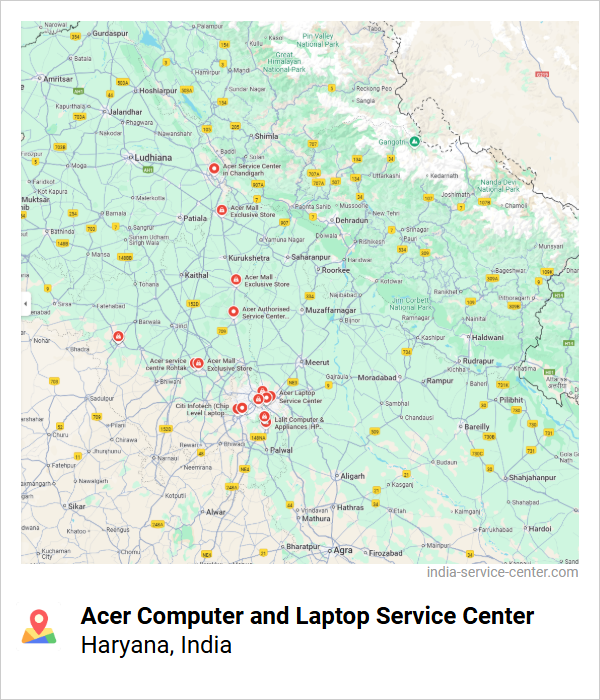 Acer Computer and Laptop Service Center Near Me, Haryana, India