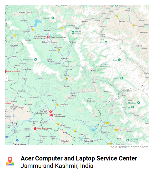 Acer Computer and Laptop Service Center Near Me, Jammu and Kashmir, India