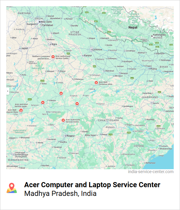 Acer Computer and Laptop Service Center Near Me, Madhya Pradesh, India