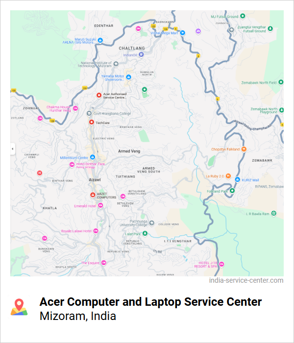 Acer Computer and Laptop Service Center Near Me, Mizoram, India