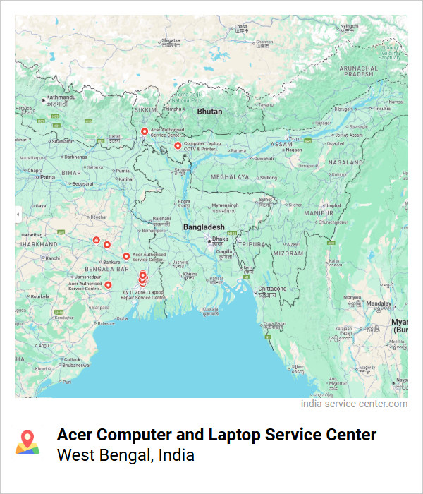Acer Computer and Laptop Service Center Near Me, West Bengal, India