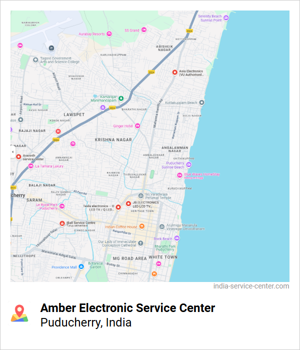 Amber Electronic Service Center Near Me, Puducherry, India
