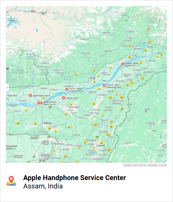 Apple Handphone Service Center Near Me, Assam, India