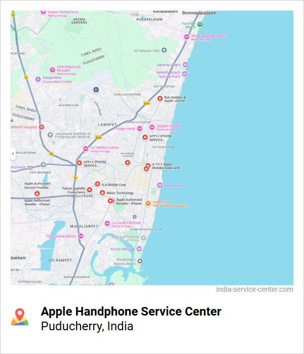 Apple Handphone Service Center Near Me, Puducherry, India