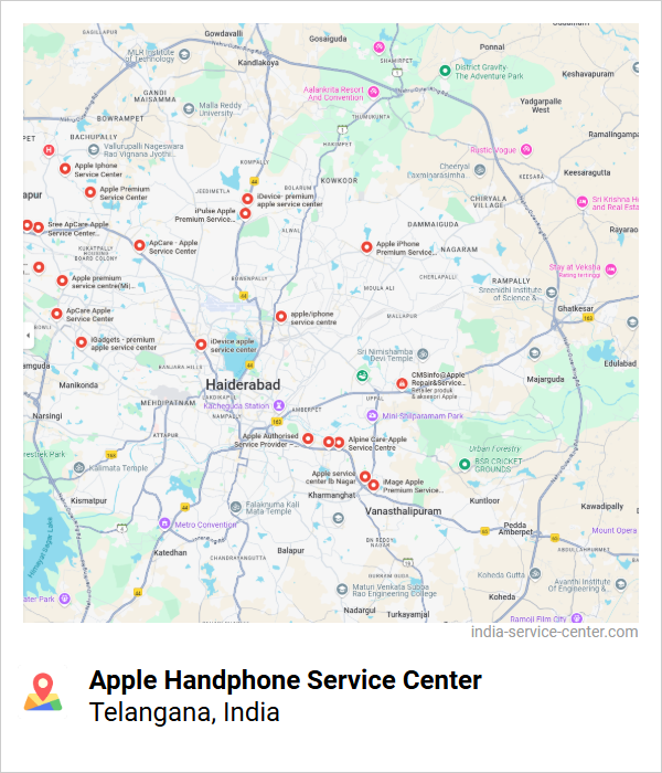 Apple Handphone Service Center Near Me, Telangana, India