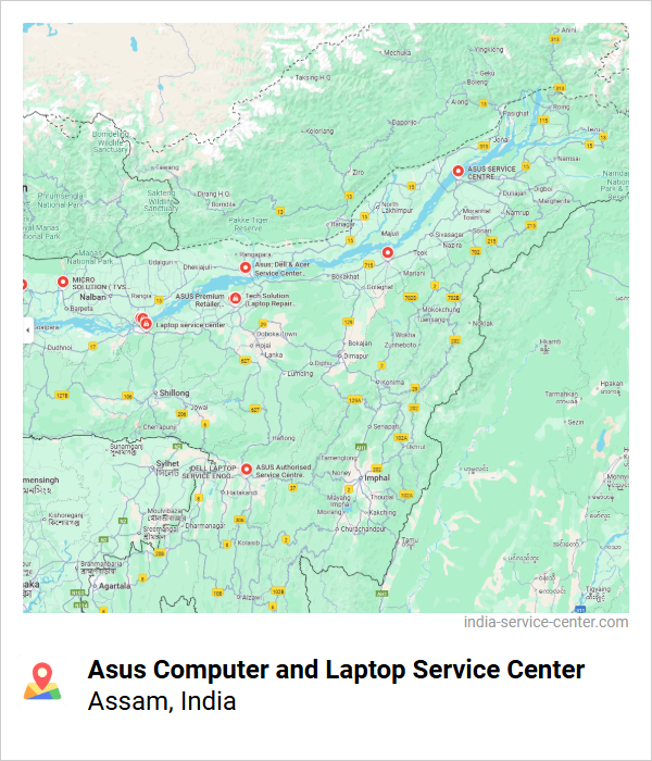 Asus Computer and Laptop Service Center Near Me, Assam, India