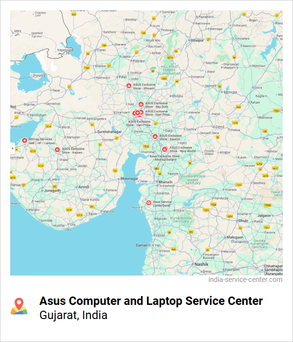 Asus Computer and Laptop Service Center Near Me, Gujarat, India