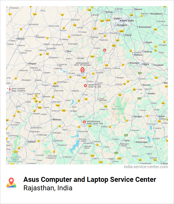 Asus Computer and Laptop Service Center Near Me, Rajasthan, India