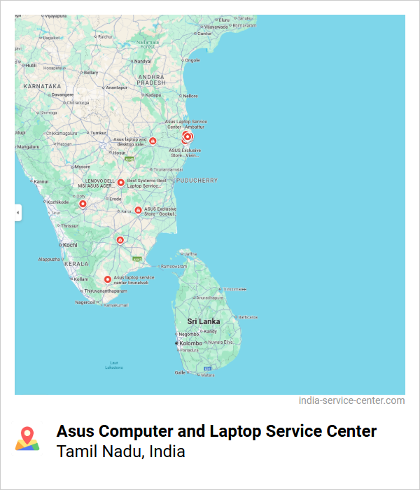 Asus Computer and Laptop Service Center Near Me, Tamil Nadu, India