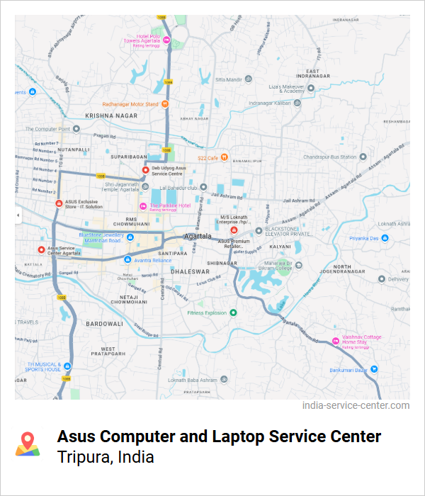 Asus Computer and Laptop Service Center Near Me, Tripura, India