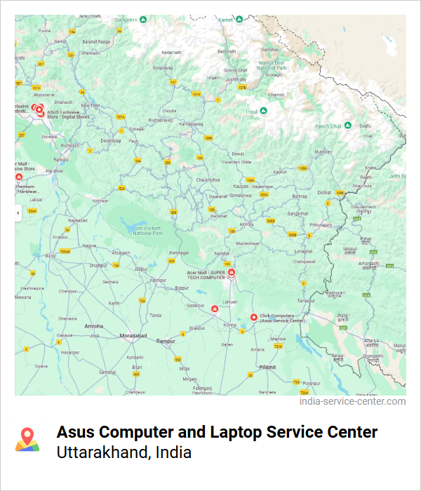 Asus Computer and Laptop Service Center Near Me, Uttarakhand, India