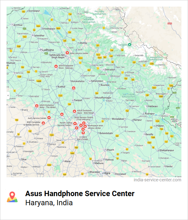 Asus Handphone Service Center Near Me, Haryana, India
