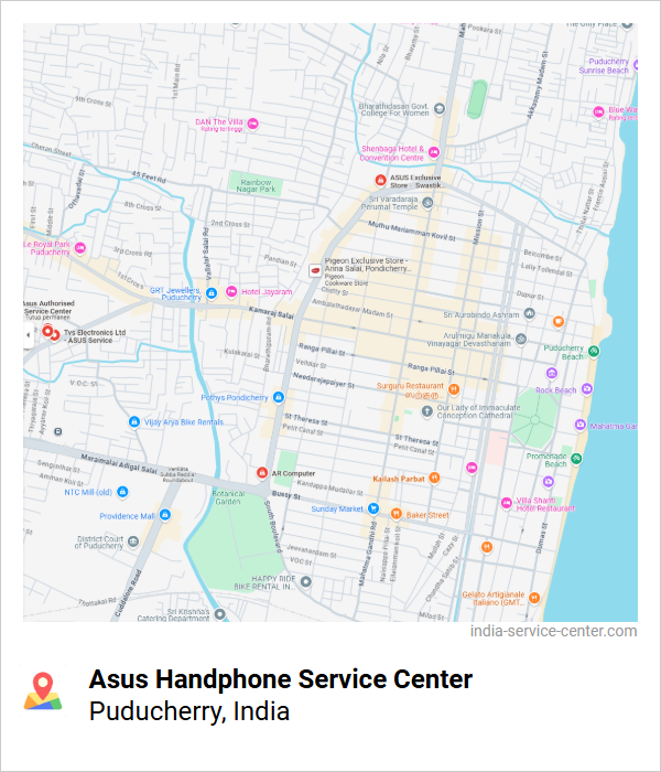 Asus Handphone Service Center Near Me, Puducherry, India