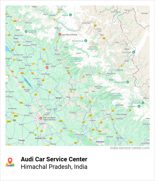 Audi Car Service Center Near Me, Himachal Pradesh, India