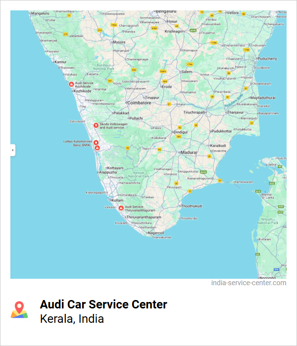 Audi Car Service Center Near Me, Kerala, India