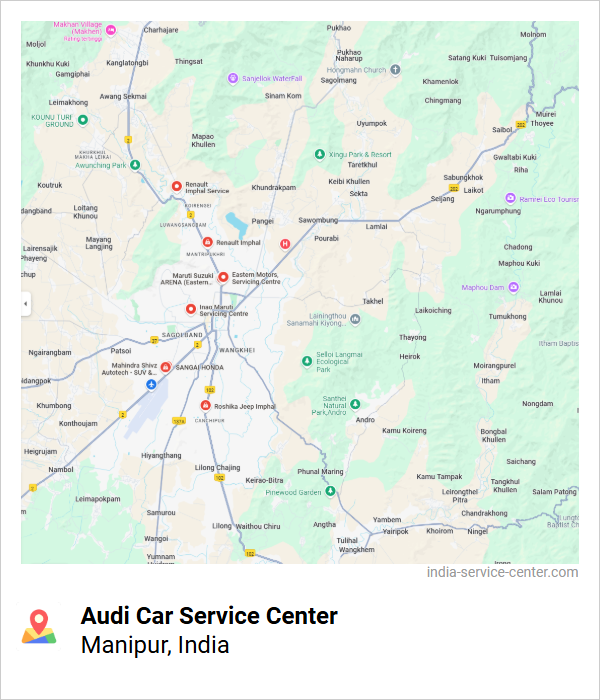 Audi Car Service Center Near Me, Manipur, India