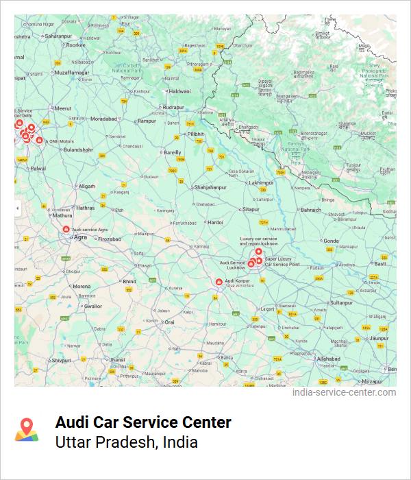 Audi Car Service Center Near Me, Uttar Pradesh, India