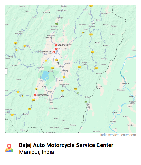 Bajaj Auto Motorcycle Service Center Near Me, Manipur, India