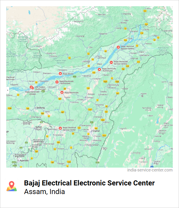Bajaj Electrical Electronic Service Center Near Me, Assam, India
