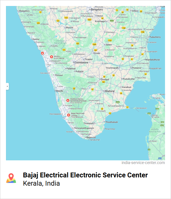 Bajaj Electrical Electronic Service Center Near Me, Kerala, India