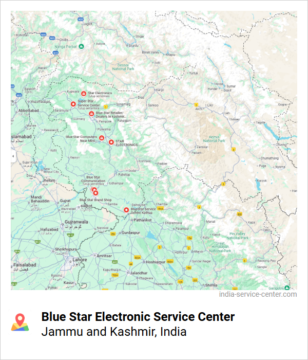 Blue Star Electronic Service Center Near Me, Jammu and Kashmir, India