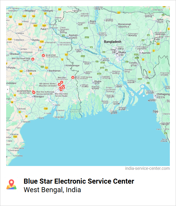 Blue Star Electronic Service Center Near Me, West Bengal, India
