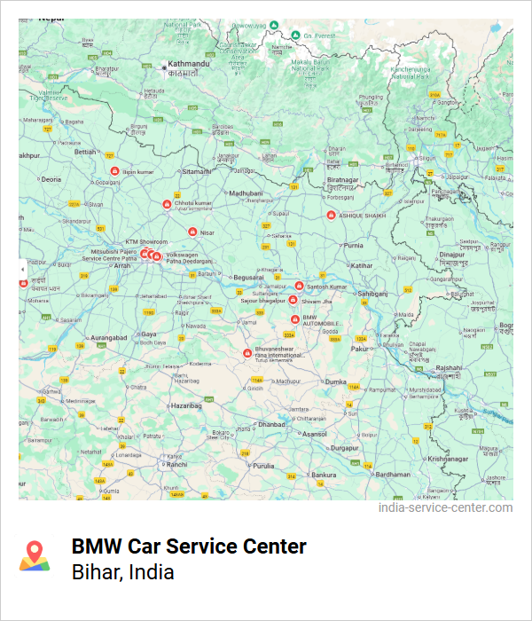 BMW Car Service Center Near Me, Bihar, India