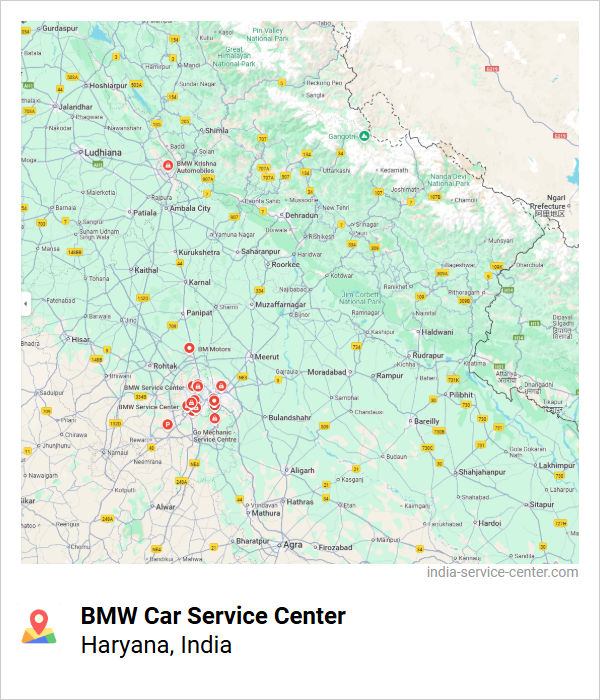 BMW Car Service Center Near Me, Haryana, India