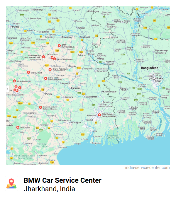 BMW Car Service Center Near Me, Jharkhand, India