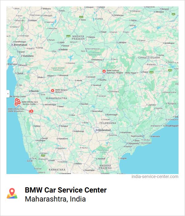 BMW Car Service Center Near Me, Maharashtra, India