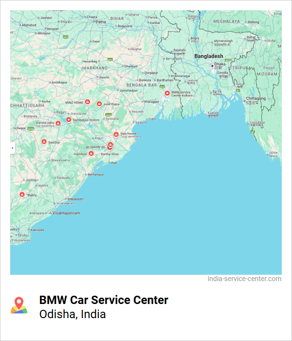 BMW Car Service Center Near Me, Odisha, India