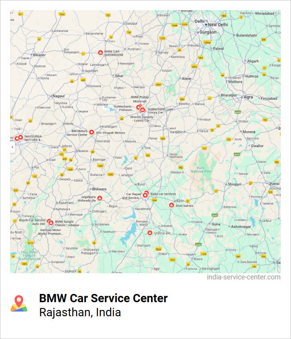 BMW Car Service Center Near Me, Rajasthan, India