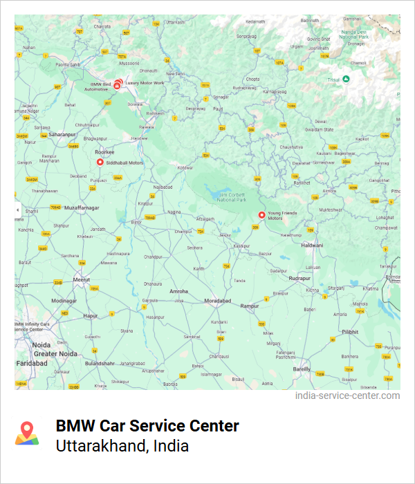BMW Car Service Center Near Me, Uttarakhand, India