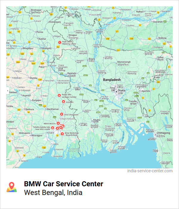 BMW Car Service Center Near Me, West Bengal, India