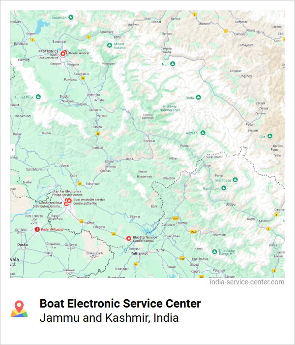 Boat Electronic Service Center Near Me, Jammu and Kashmir, India