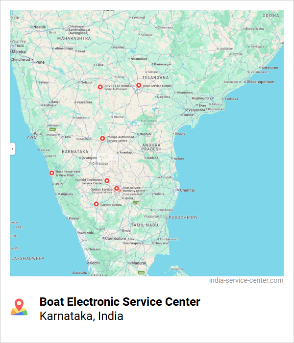 Boat Electronic Service Center Near Me, Karnataka, India