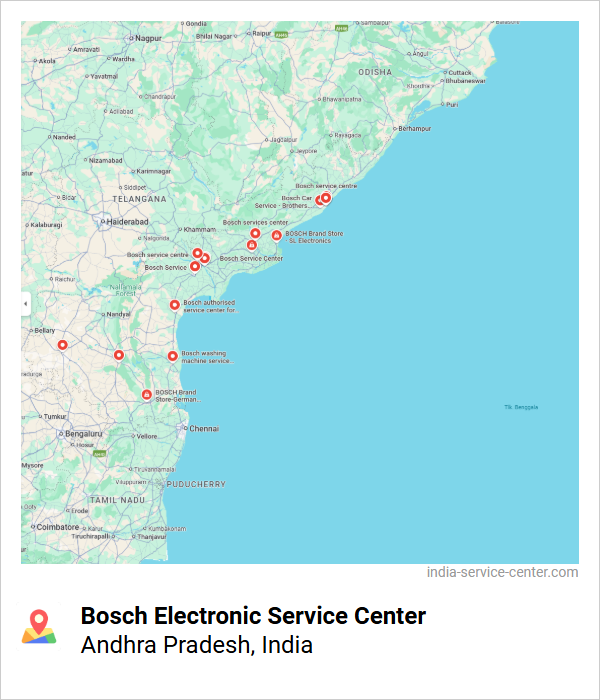 Bosch Electronic Service Center Near Me, Andhra Pradesh, India
