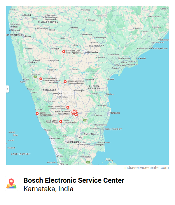 Bosch Electronic Service Center Near Me, Karnataka, India