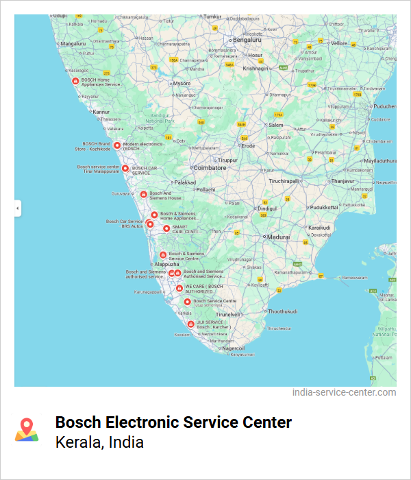 Bosch Electronic Service Center Near Me, Kerala, India