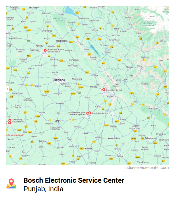 Bosch Electronic Service Center Near Me, Punjab, India