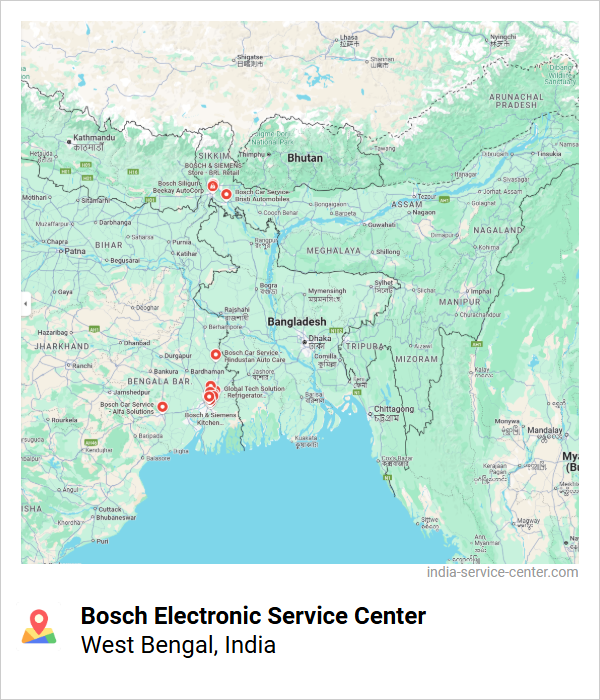 Bosch Electronic Service Center Near Me, West Bengal, India
