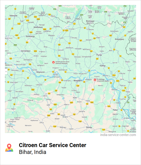 Citroen Car Service Center Near Me, Bihar, India