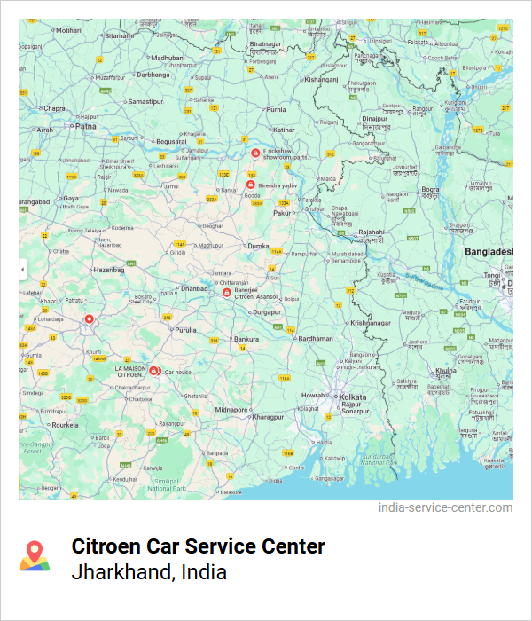 Citroen Car Service Center Near Me, Jharkhand, India