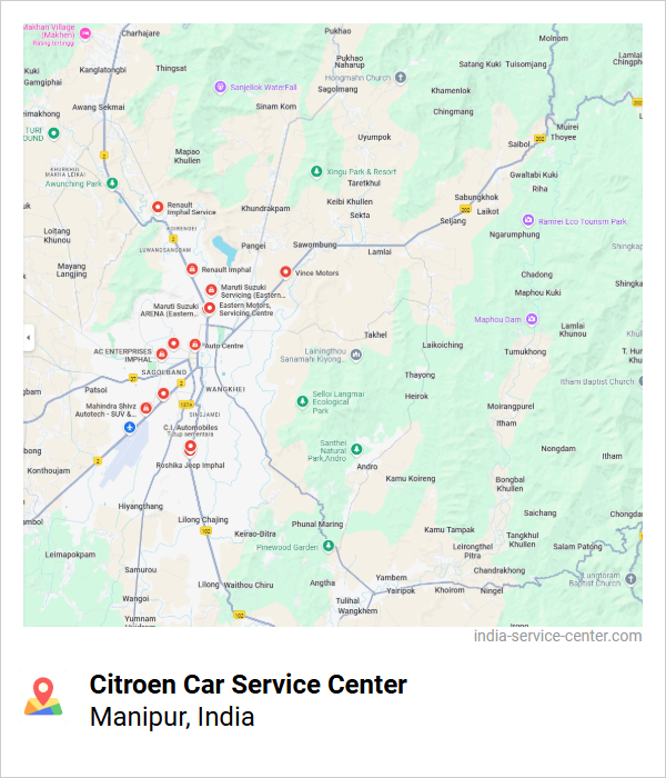 Citroen Car Service Center Near Me, Manipur, India