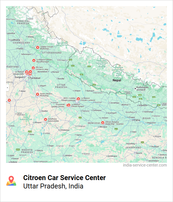Citroen Car Service Center Near Me, Uttar Pradesh, India