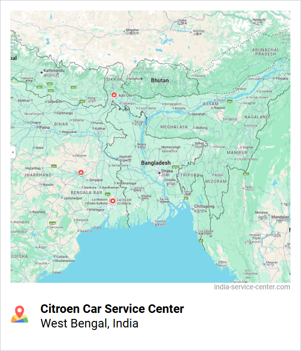 Citroen Car Service Center Near Me, West Bengal, India