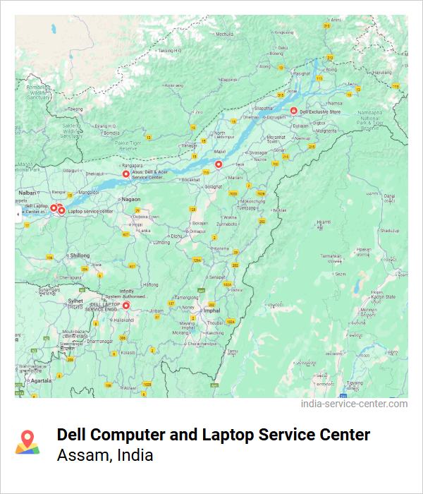 Dell Computer and Laptop Service Center Near Me, Assam, India
