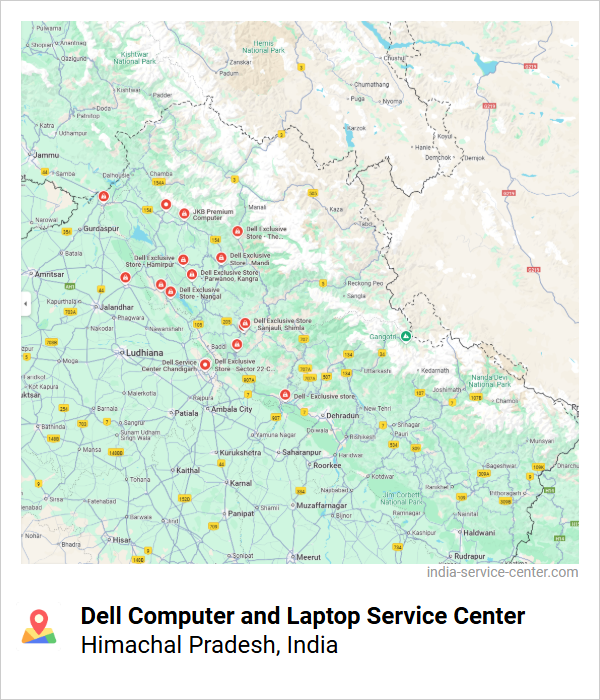Dell Computer and Laptop Service Center Near Me, Himachal Pradesh, India